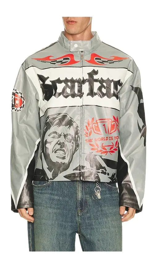 REASON Scarface Moto Pu Jacket