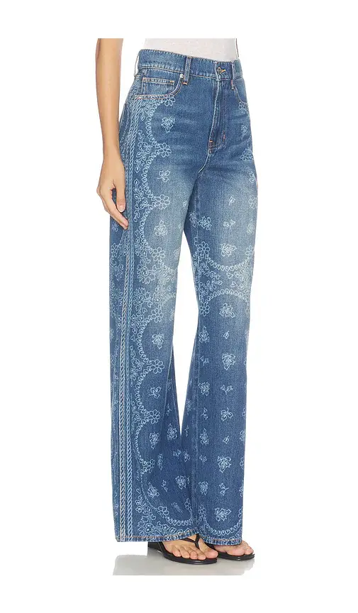 Veronica Beard Taylor High Rise Wide Leg Jeans | Thumbnail 2 Veronica Beard Taylor High Rise Wide Leg Jeans | Thumbnail 2