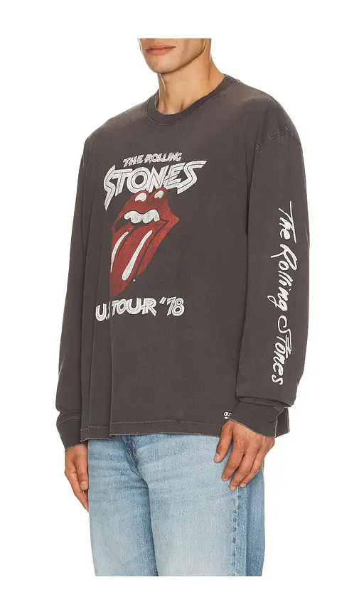 Guess Jeans x Rolling Stones Oversized Long Sleeve Tee | Thumbnail 2 Guess Jeans x Rolling Stones Oversized Long Sleeve Tee | Thumbnail 2