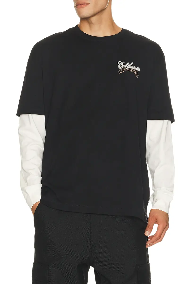 Guess Jeans Double Layered Mountain Tee
