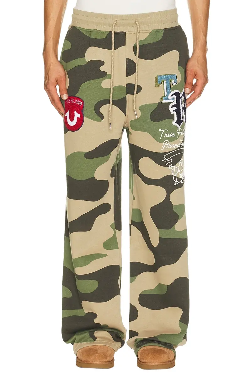 Logo Patch Baggy Sweats Logo Patch Baggy Sweats