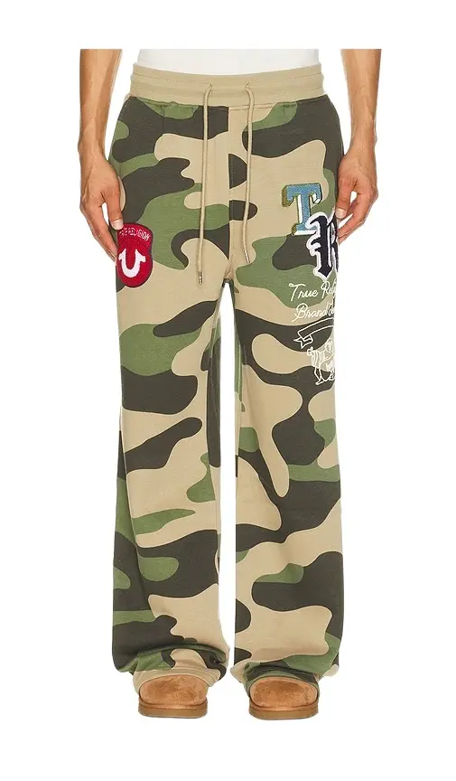 Logo Patch Baggy Sweats Logo Patch Baggy Sweats