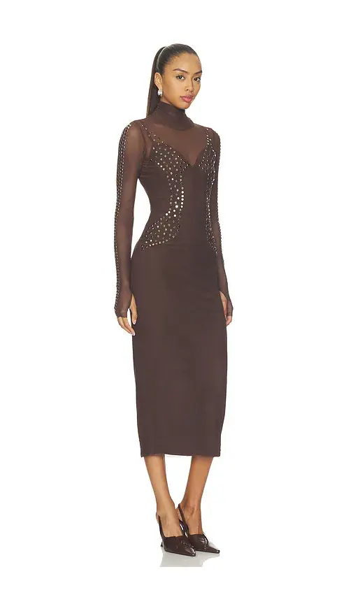 AFRM Shailene Studded Mesh Dress | Thumbnail 2 AFRM Shailene Studded Mesh Dress | Thumbnail 2