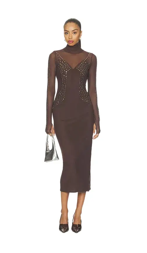 Shailene Studded Mesh Dress Shailene Studded Mesh Dress