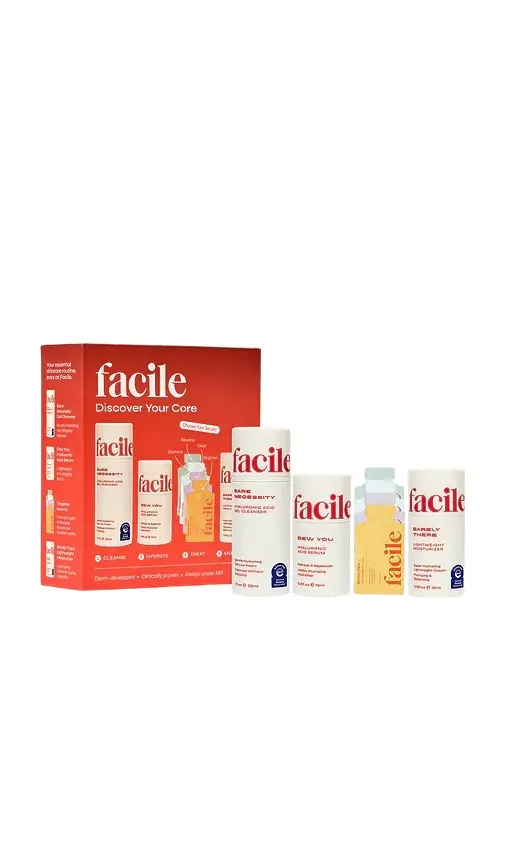 Facile Skincare Discover Your Core Set