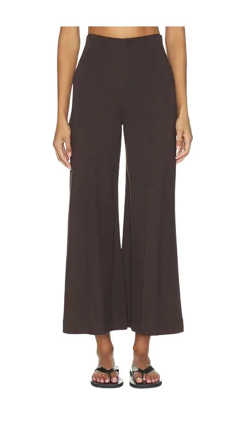 Ripley Rader Ponte Knit Cropped Wide Leg Pant