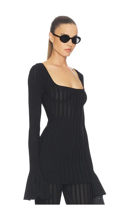 Helsa Kayleigh Flared Tunic | Thumbnail 2