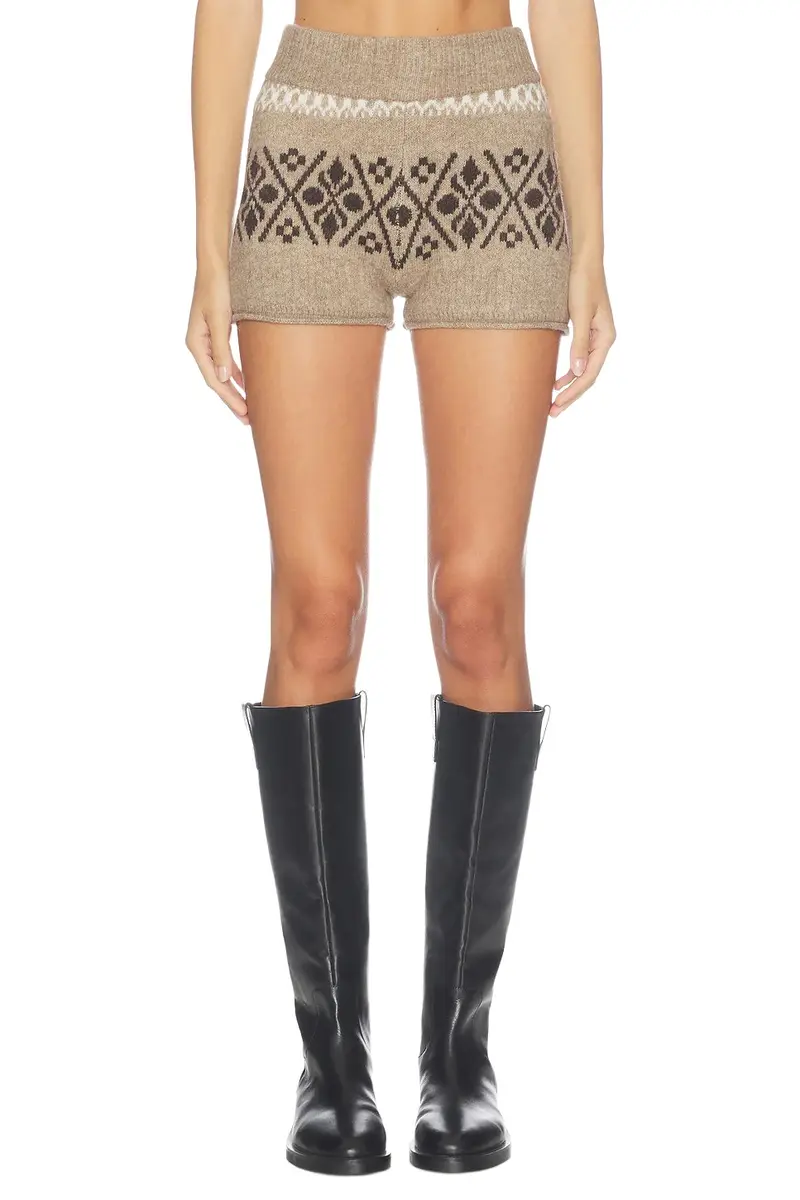 Tayler Fairisle Short