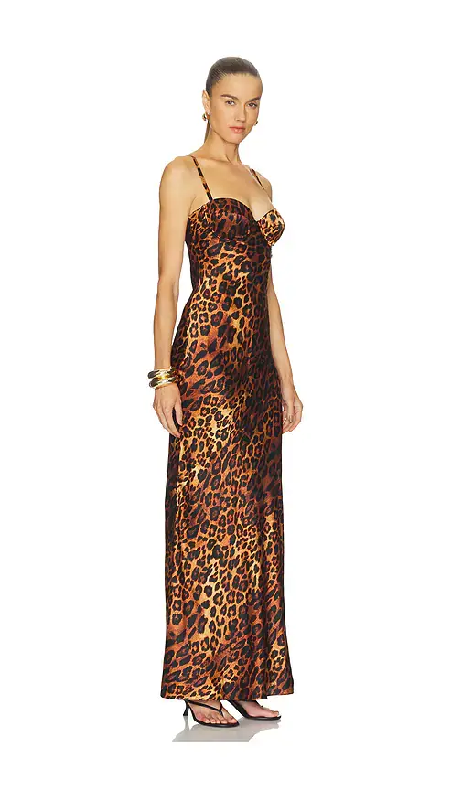 L'Agence Sayla Bias Cut Maxi | Thumbnail 2