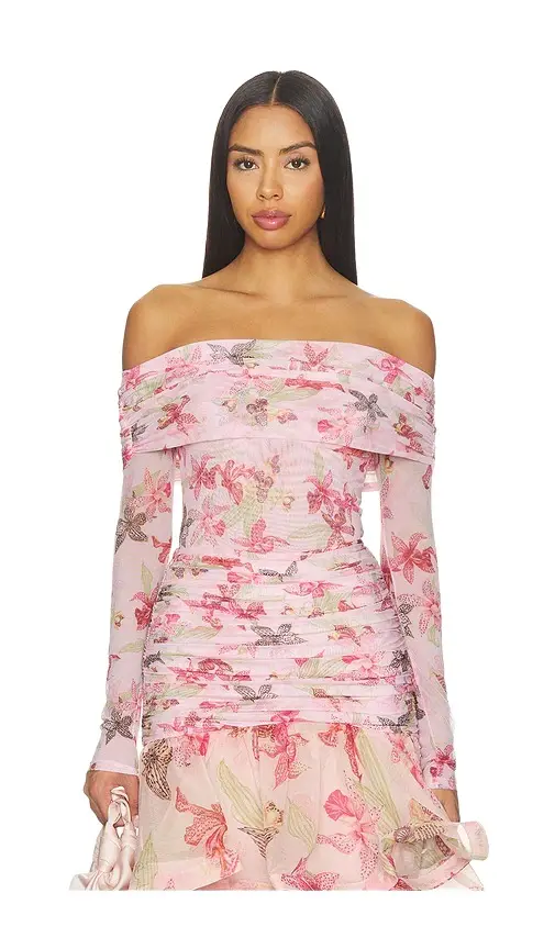 Orchid Bloom Tulle Bodysuit Orchid Bloom Tulle Bodysuit