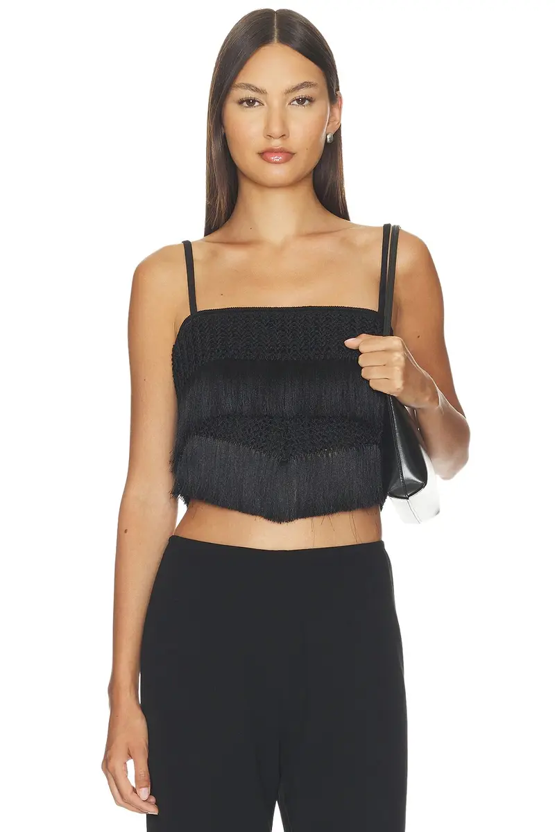 PatBo Ayla Fringe Top