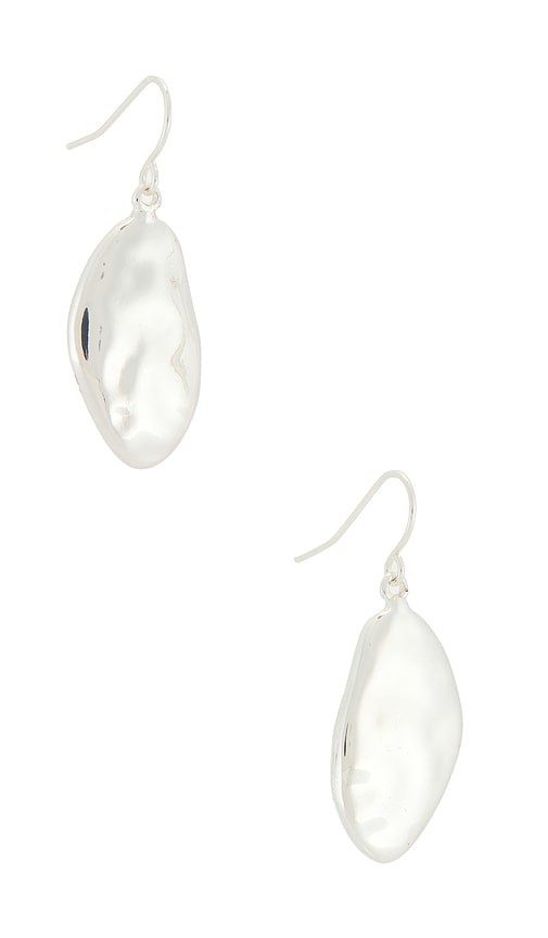 Hammered Oval Drop Earrings Hammered Oval Drop Earrings
