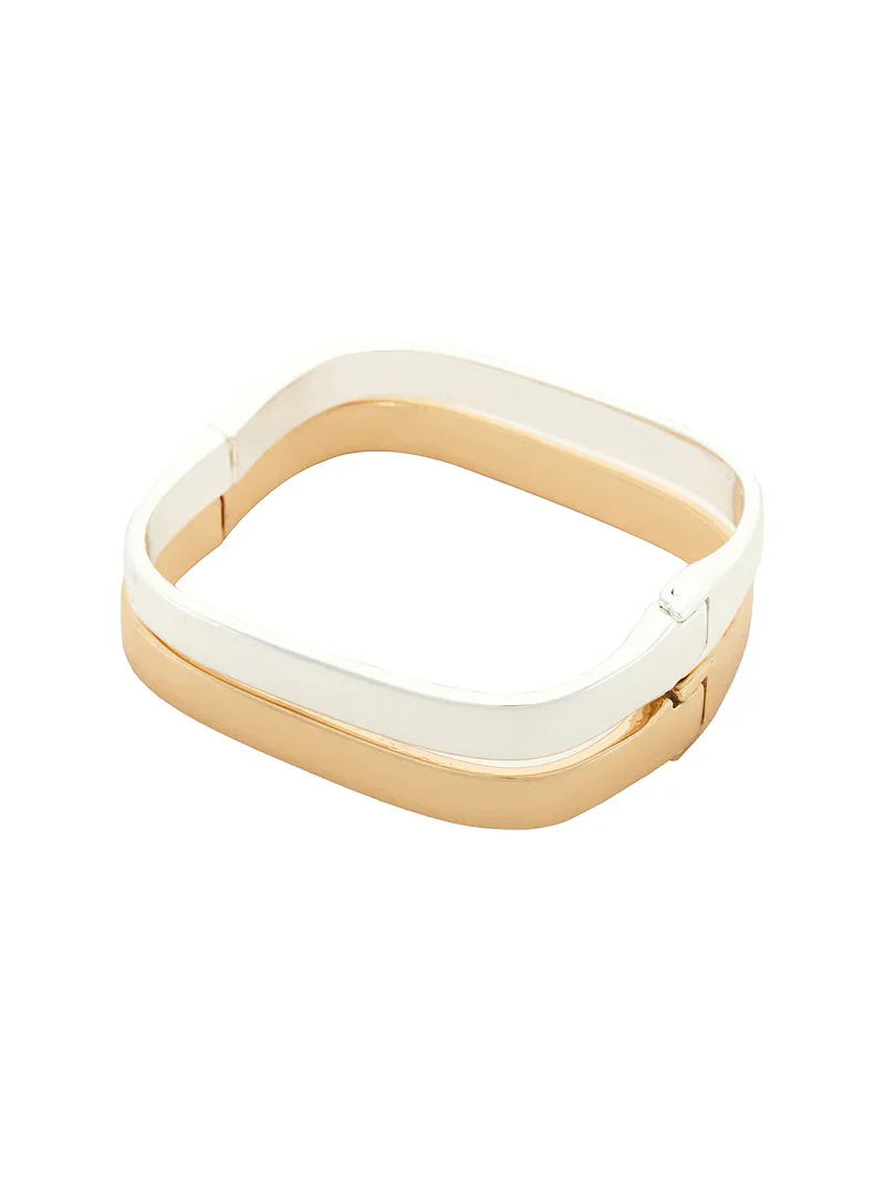 Ettika Rounded Square Cuff Set