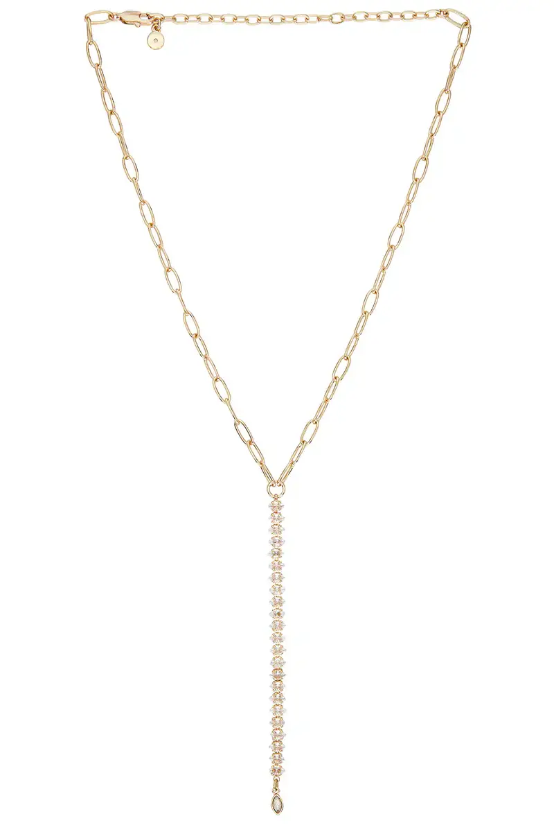 Crystal Line Pendant Necklace Crystal Line Pendant Necklace