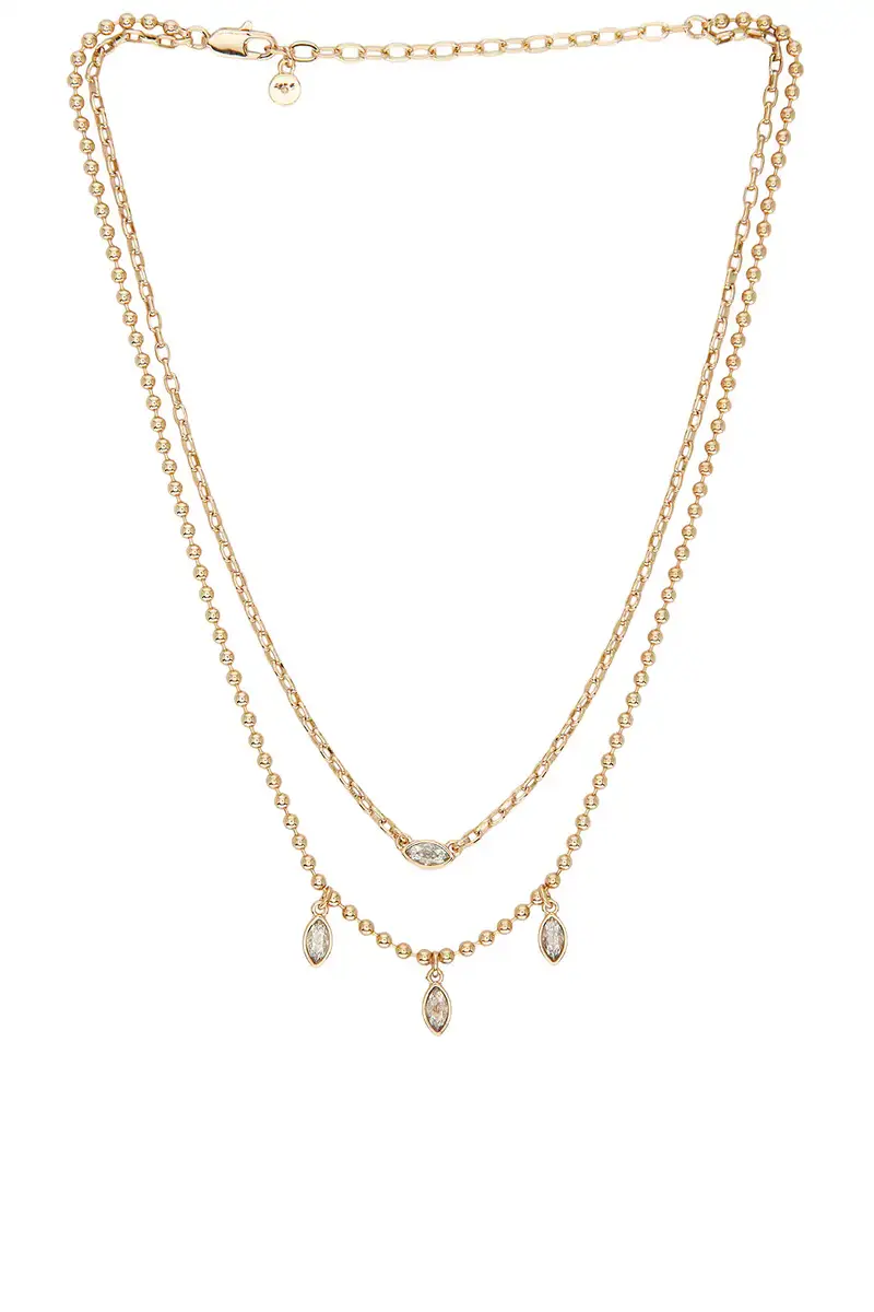 Mini Crystal Charm Necklace