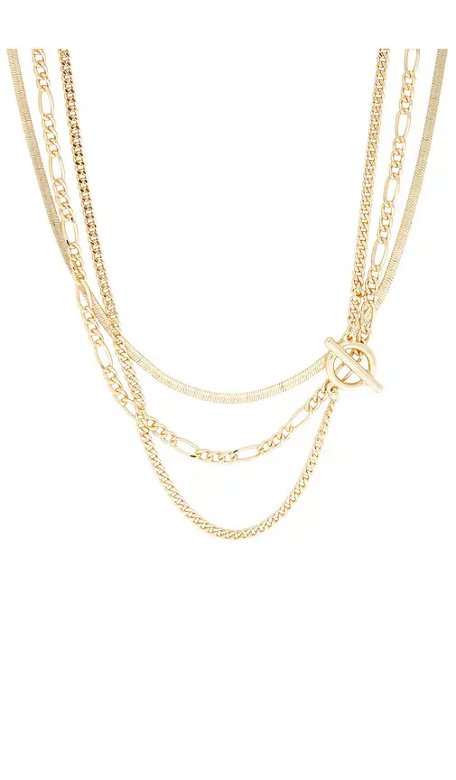 Ettika Gilded Layered Link Necklace | Thumbnail 2 Ettika Gilded Layered Link Necklace | Thumbnail 2
