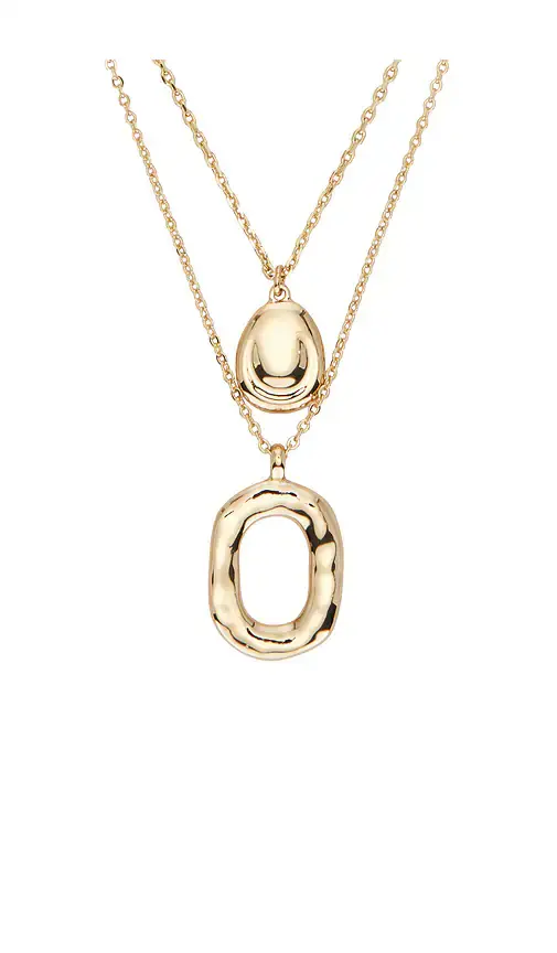 Ettika Layered Gold Link Pendant Necklace | Thumbnail 2