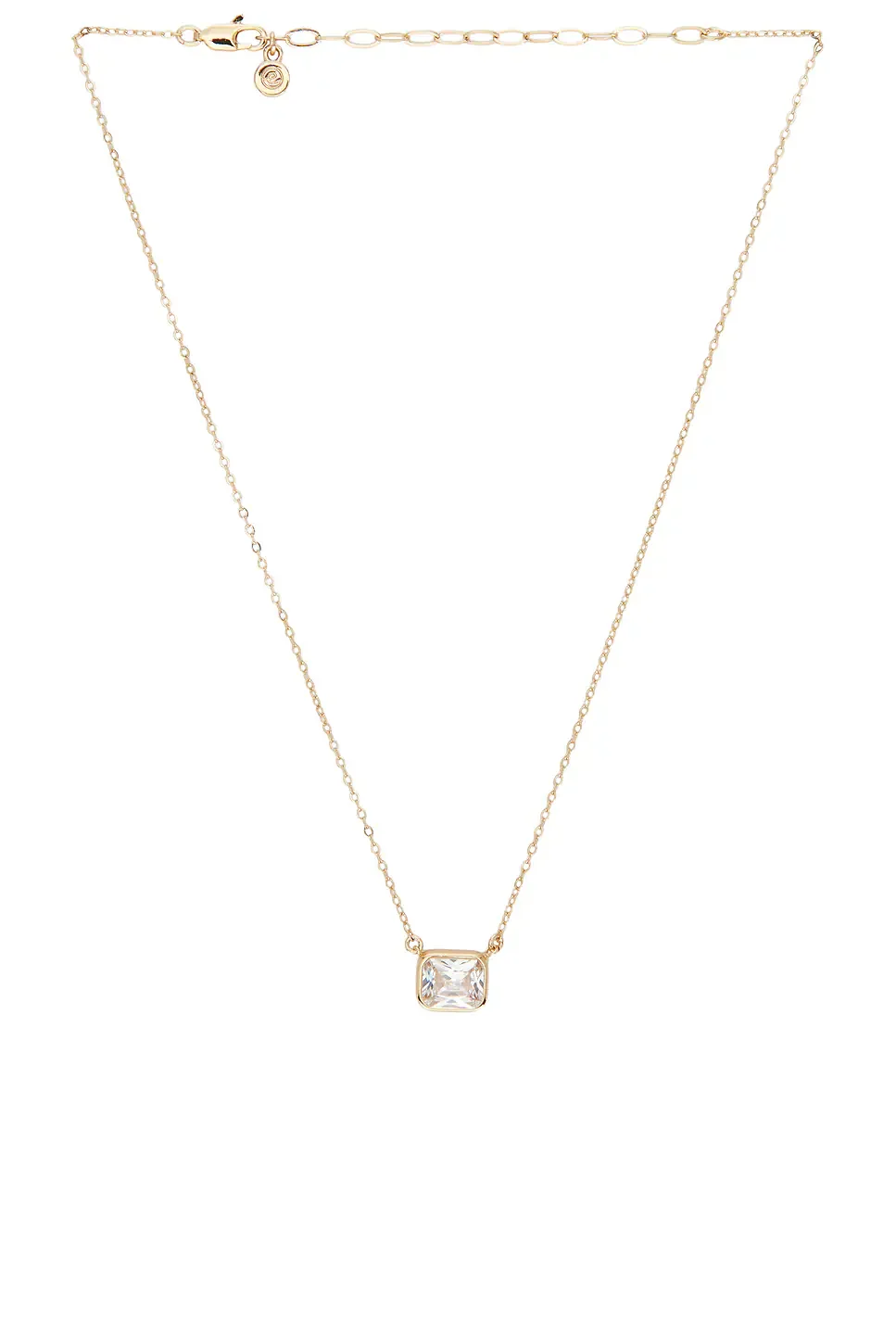 Classic Square Pendant Necklace