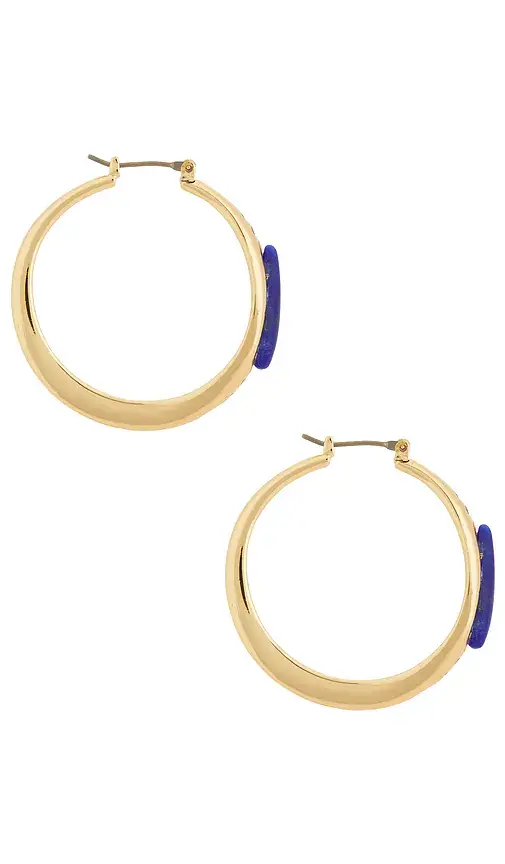 Ettika Lapis Solstice Hoops | Thumbnail 2 Ettika Lapis Solstice Hoops | Thumbnail 2