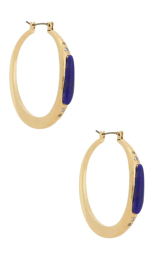 Ettika Lapis Solstice Hoops