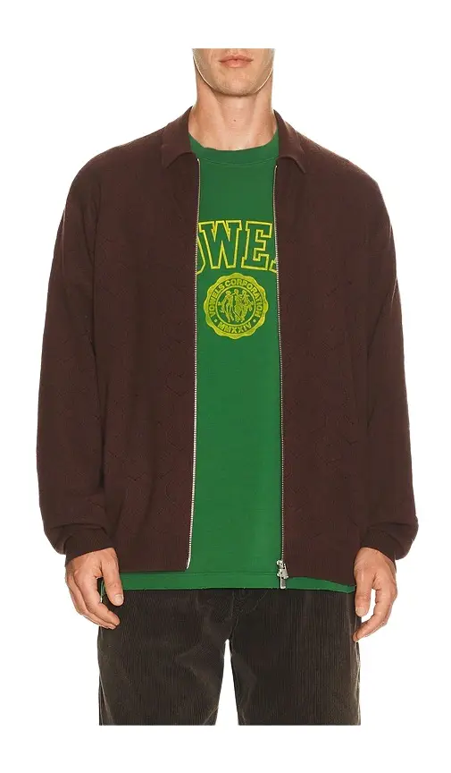 vowels Eyelet Zip Up