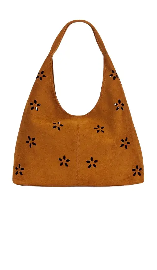 8 Other Reasons Suede Slouchy Hobo Shoulder Bag