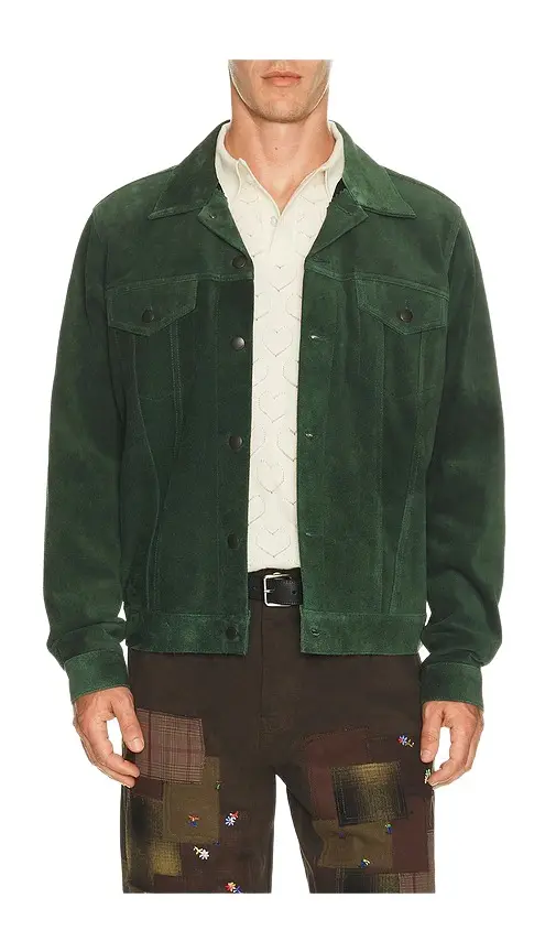 Suede Trucker Jacket