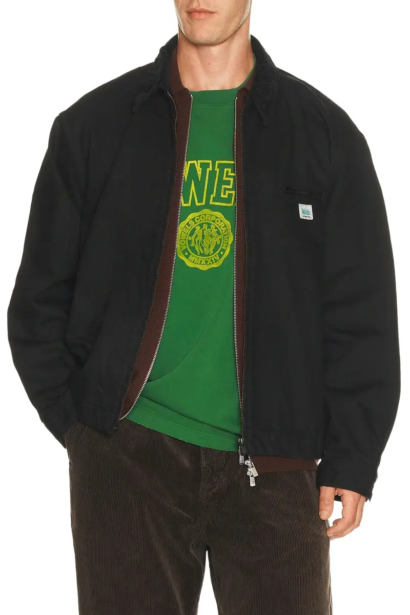 Garment Dyed Zip Up Jacket Garment Dyed Zip Up Jacket