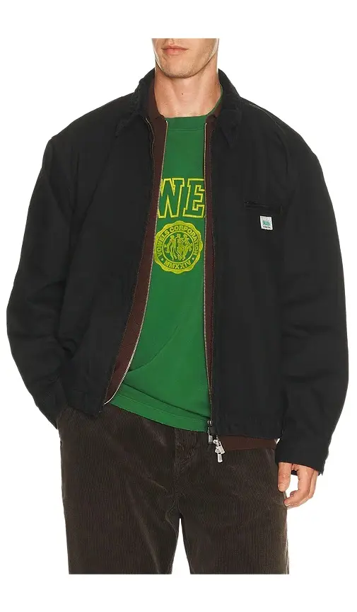 Garment Dyed Zip Up Jacket Garment Dyed Zip Up Jacket