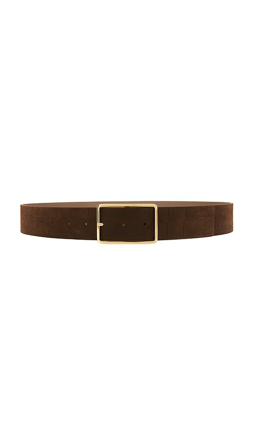 Milla Croco Suede Belt