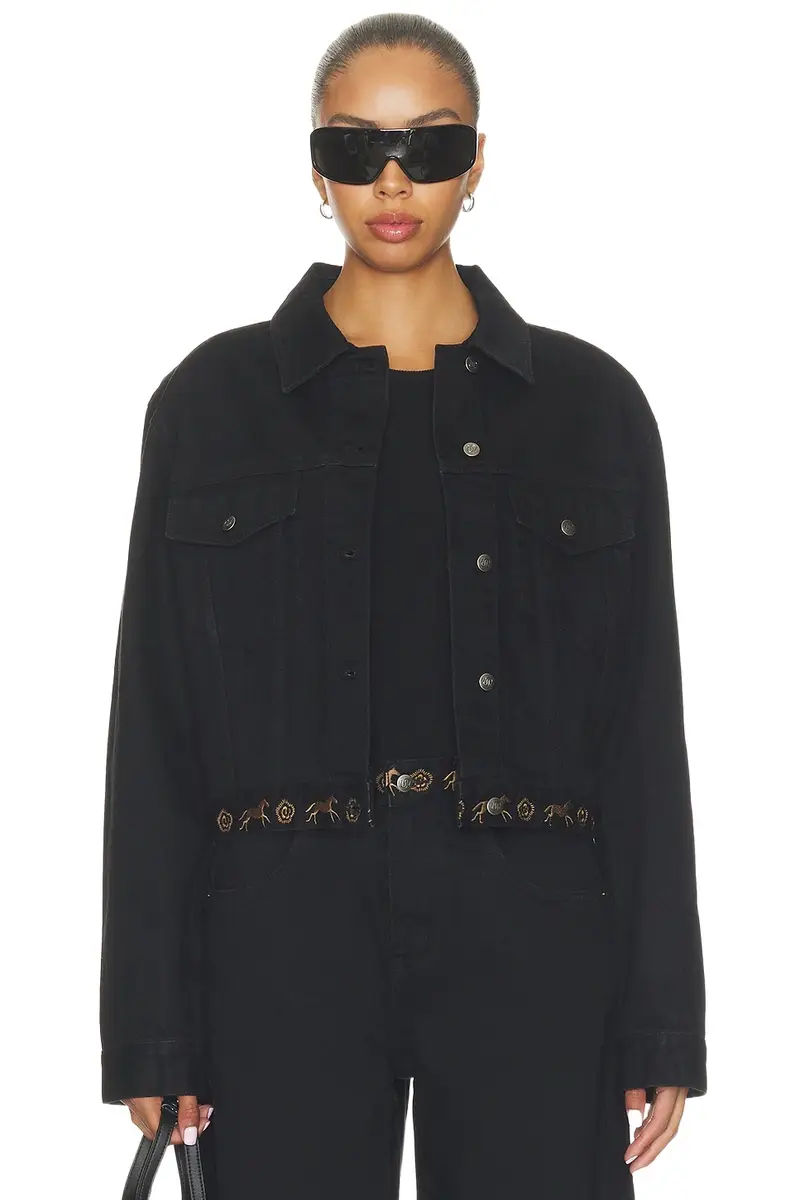 Understated Leather Back On The Horse Jacket