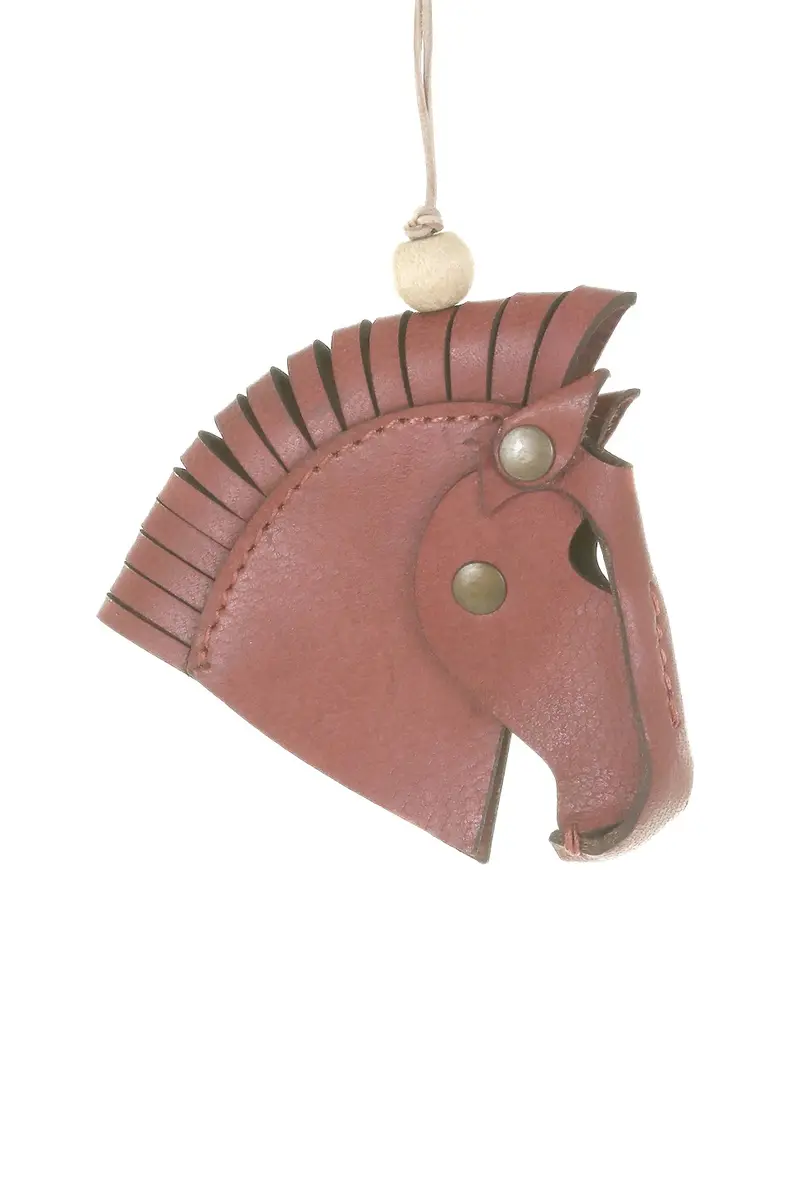 Cody Foster & Co Leather Hanging Horse Ornament