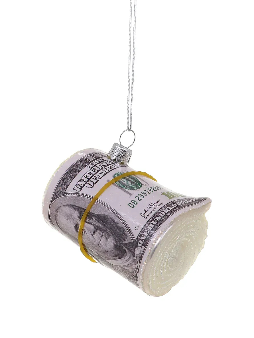 Cody Foster & Co Roll Of Cash Ornament