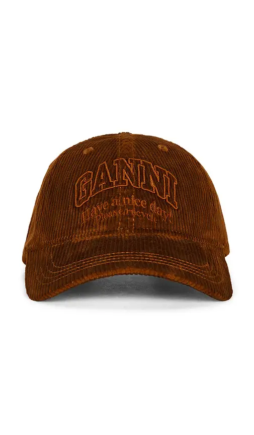Ganni Corduroy Cap | Thumbnail 2 Ganni Corduroy Cap | Thumbnail 2