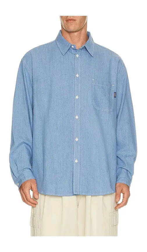 KAPPY DESIGN Relaxed Chambray Shirt