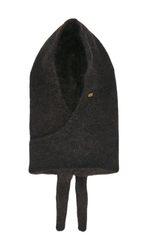 Ganni Brushed Mohair Balaclava