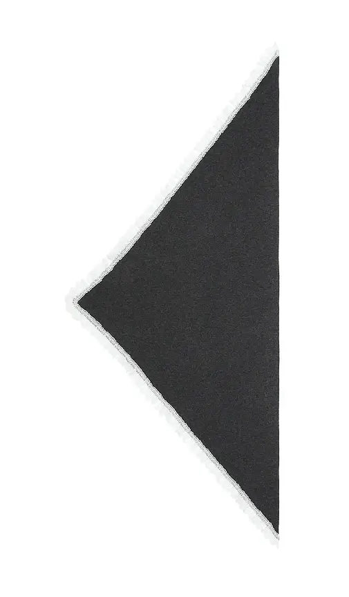 Ganni Wool Lace Triangular Scarf | Thumbnail 2 Ganni Wool Lace Triangular Scarf | Thumbnail 2