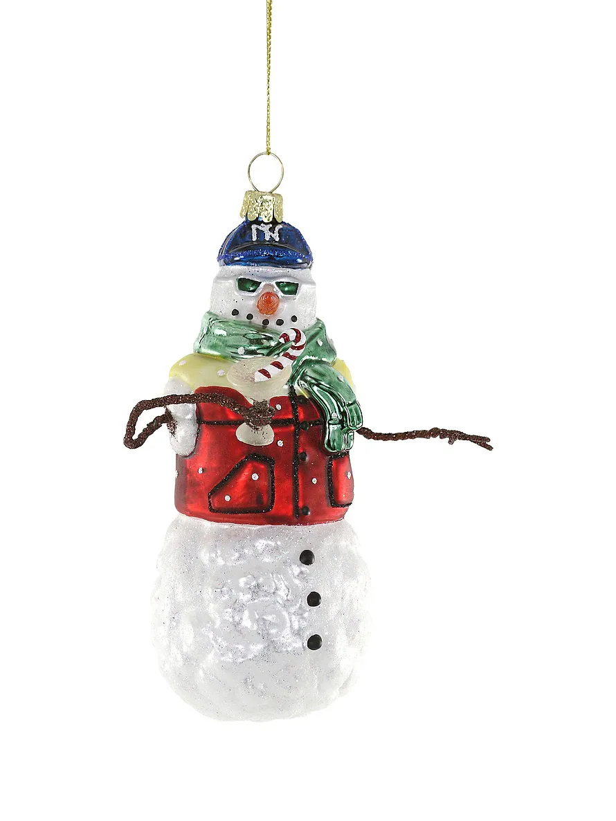 Cody Foster & Co Hipster Snowman Ornament