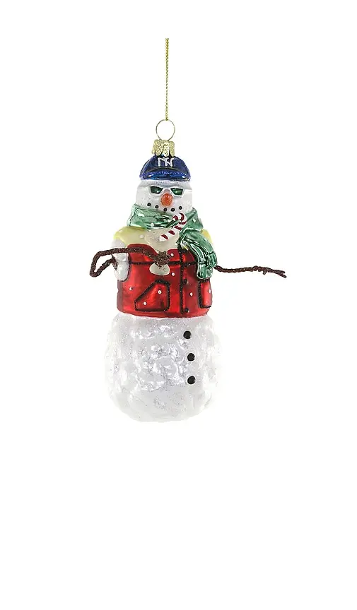 Cody Foster & Co Hipster Snowman Ornament