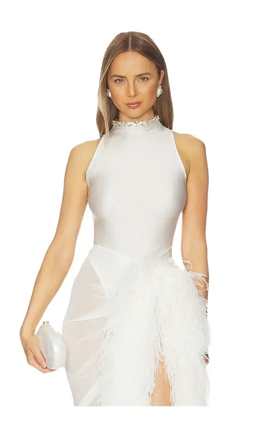 Bronx and Banco Gaia Blanc Mesh Bodysuit