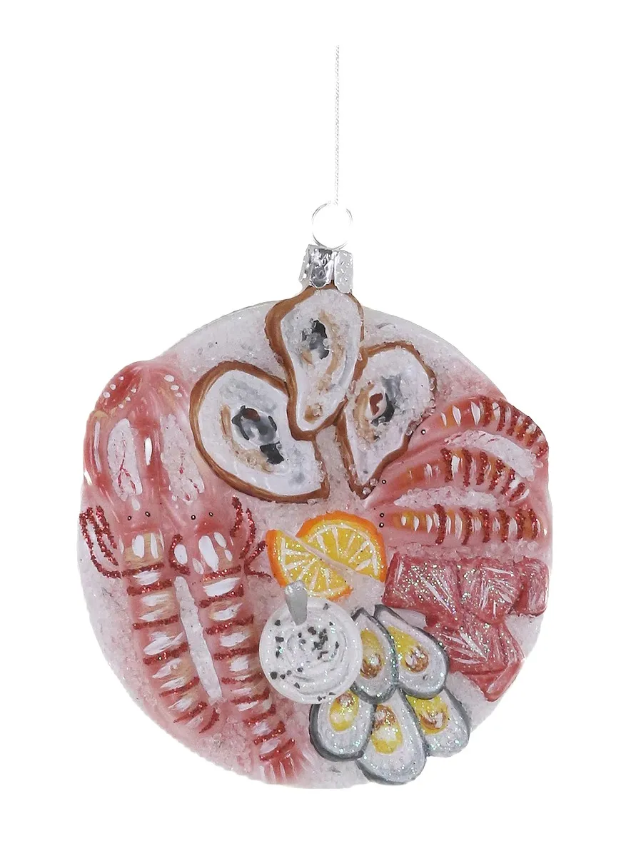 Cody Foster & Co Seafood Tray Ornament