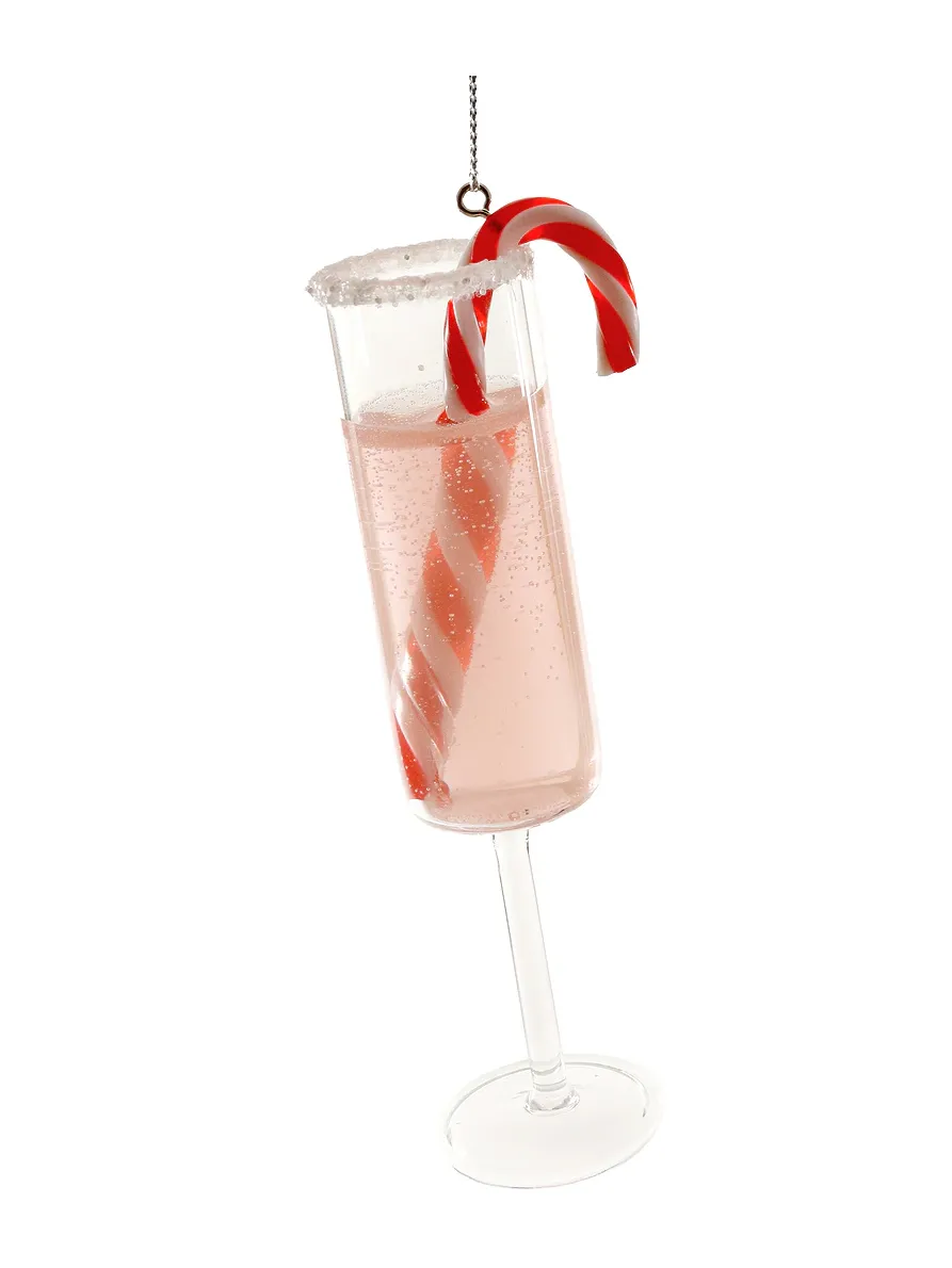 Cody Foster & Co Peppermint Martini Ornament