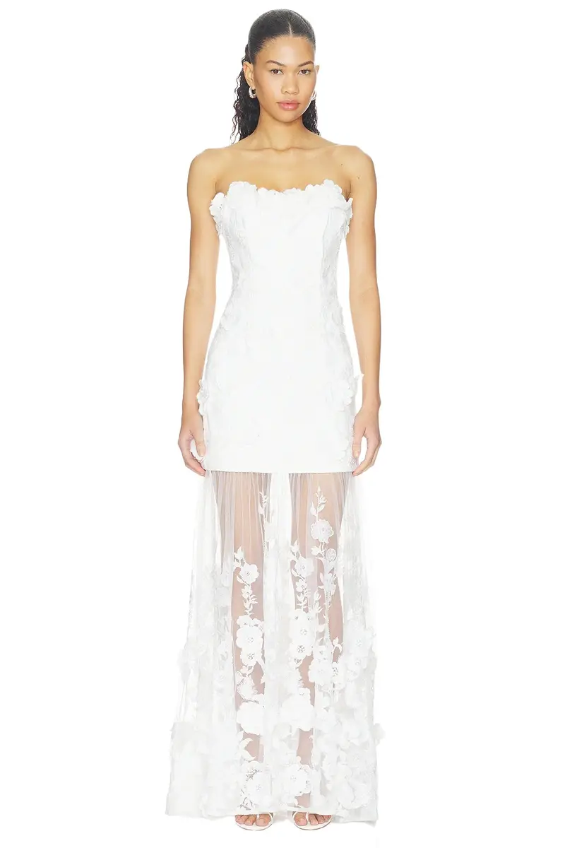 Lorina Strapless Gown