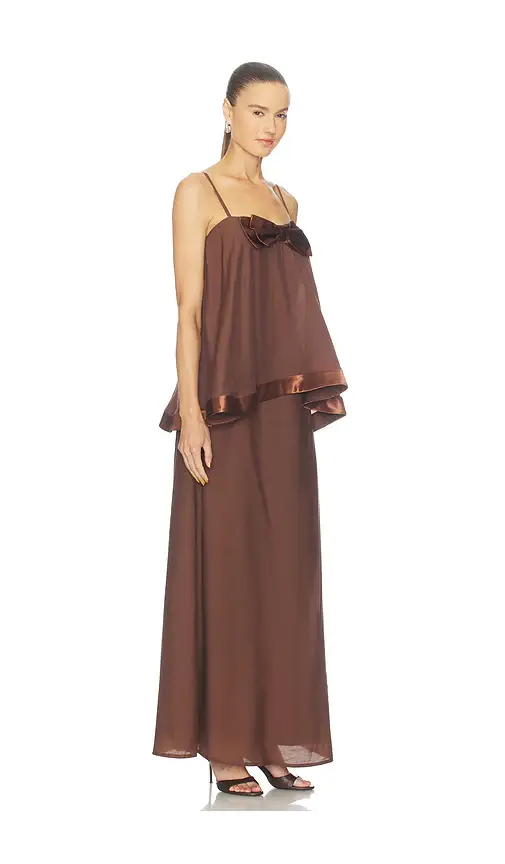 Elliatt Rosera Satin Bow Maxi Dress | Thumbnail 2 Elliatt Rosera Satin Bow Maxi Dress | Thumbnail 2