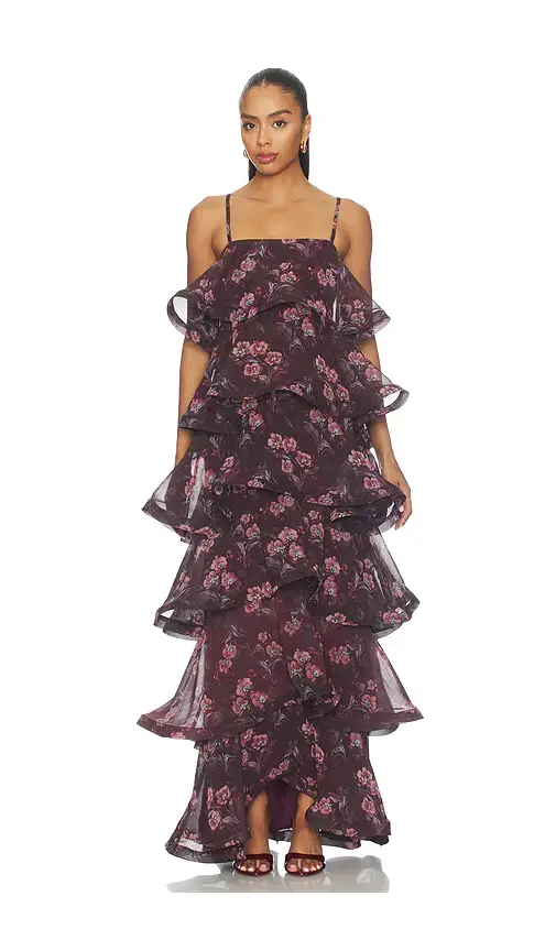 Elliatt Rosaria Strapless Tiered Gown | Thumbnail 2 Elliatt Rosaria Strapless Tiered Gown | Thumbnail 2