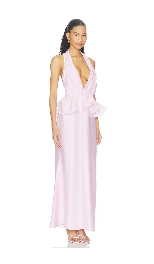 Elliatt Fiorina Halter Neck Peplum Gown | Thumbnail 2 Elliatt Fiorina Halter Neck Peplum Gown | Thumbnail 2