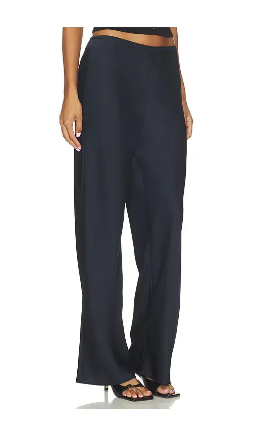 Elodie the Label Row Satin Pant | Thumbnail 2 Elodie the Label Row Satin Pant | Thumbnail 2