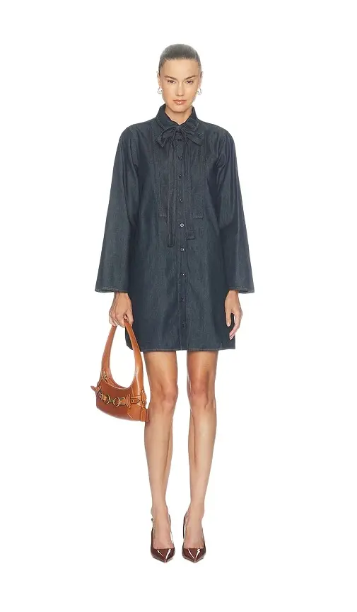 Frame The Denim Tuxedo Dress