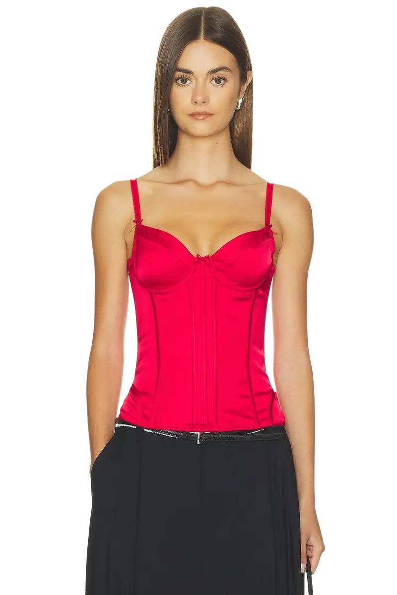 Alice + Olivia Alice + Olivia Mira Seamed Longline Structured Corset