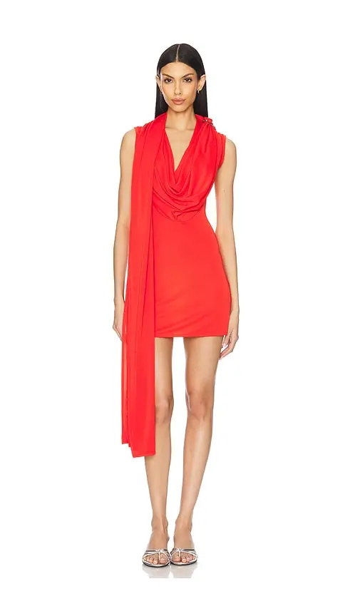 Sid Neigum Cape Cowl Mini Dress | Thumbnail 2 Sid Neigum Cape Cowl Mini Dress | Thumbnail 2